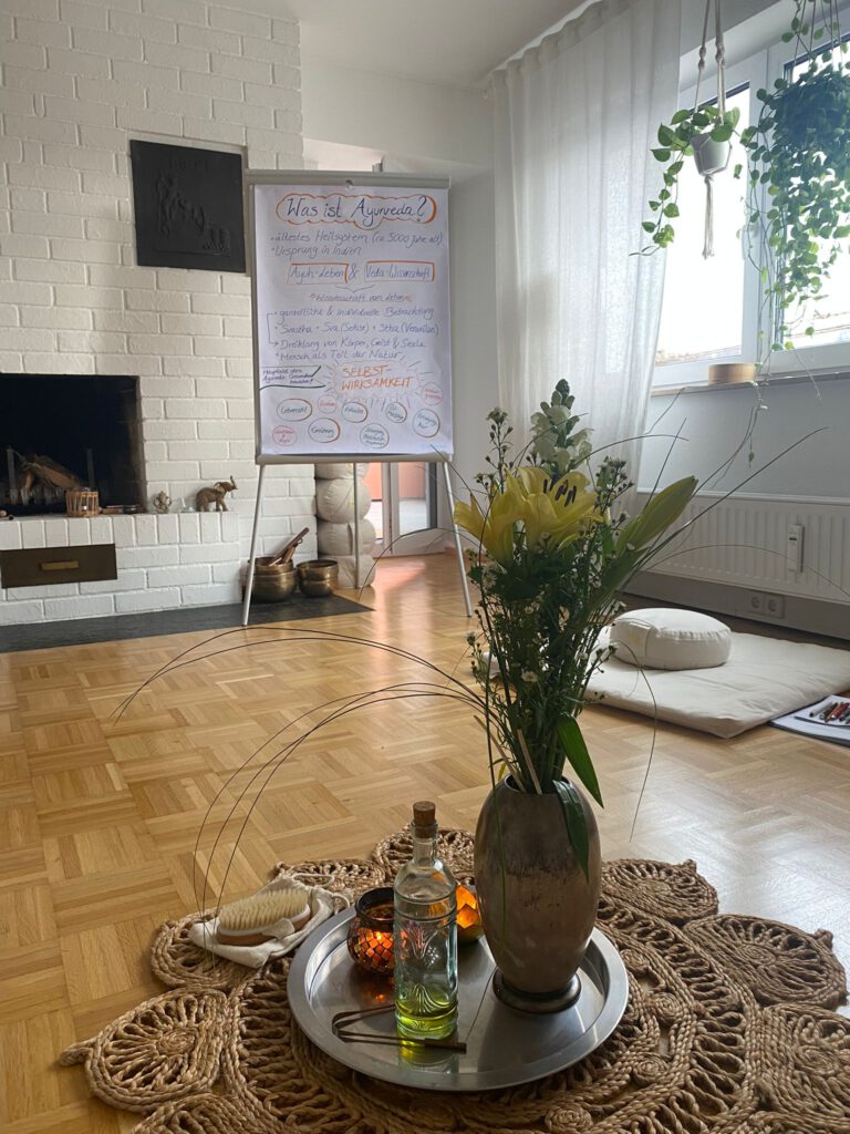 Ayurveda-Workshop Stuttgart Flipchart